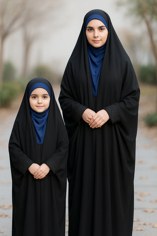 Iraqi Abaya for Mother and Daughter
