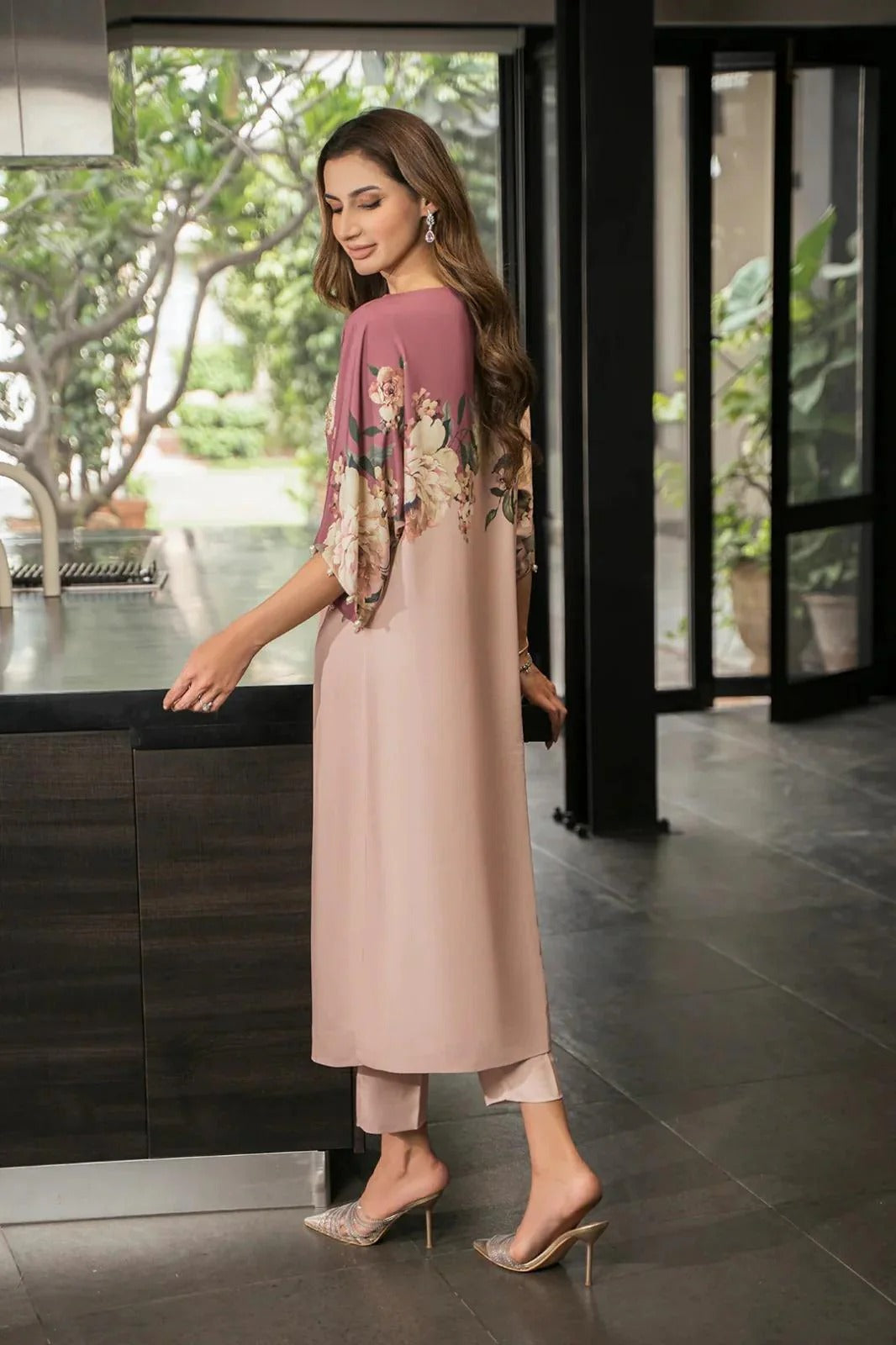 Printed Charmuse Silk Shalwar Kameez Dress 3 Pcs Unstitched SP-015