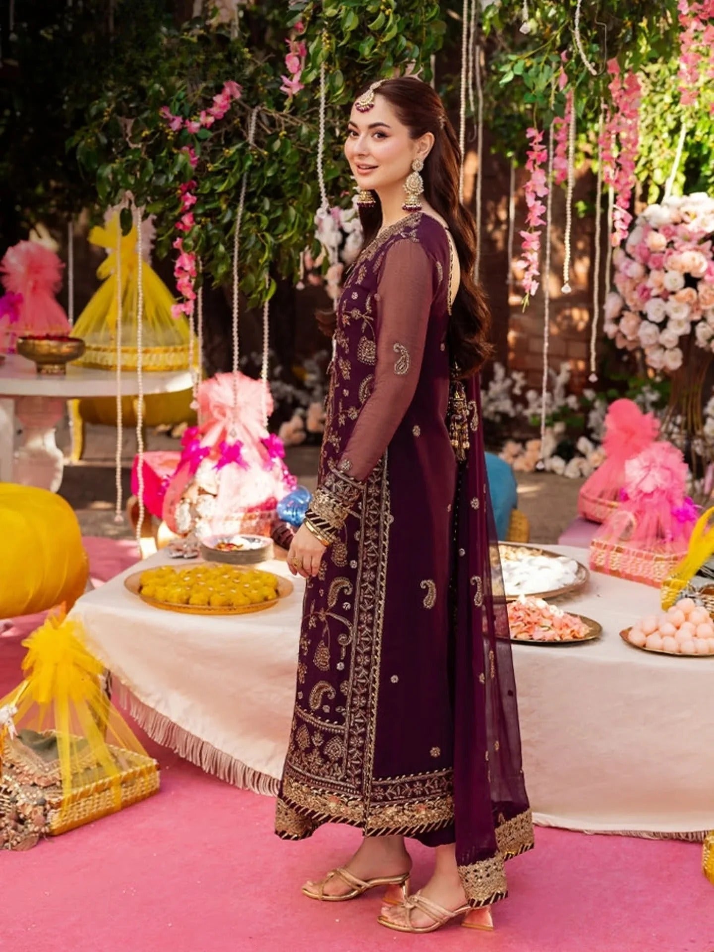 Designer wear Luxury Chiffon Embroidered 3 piece Unstitched