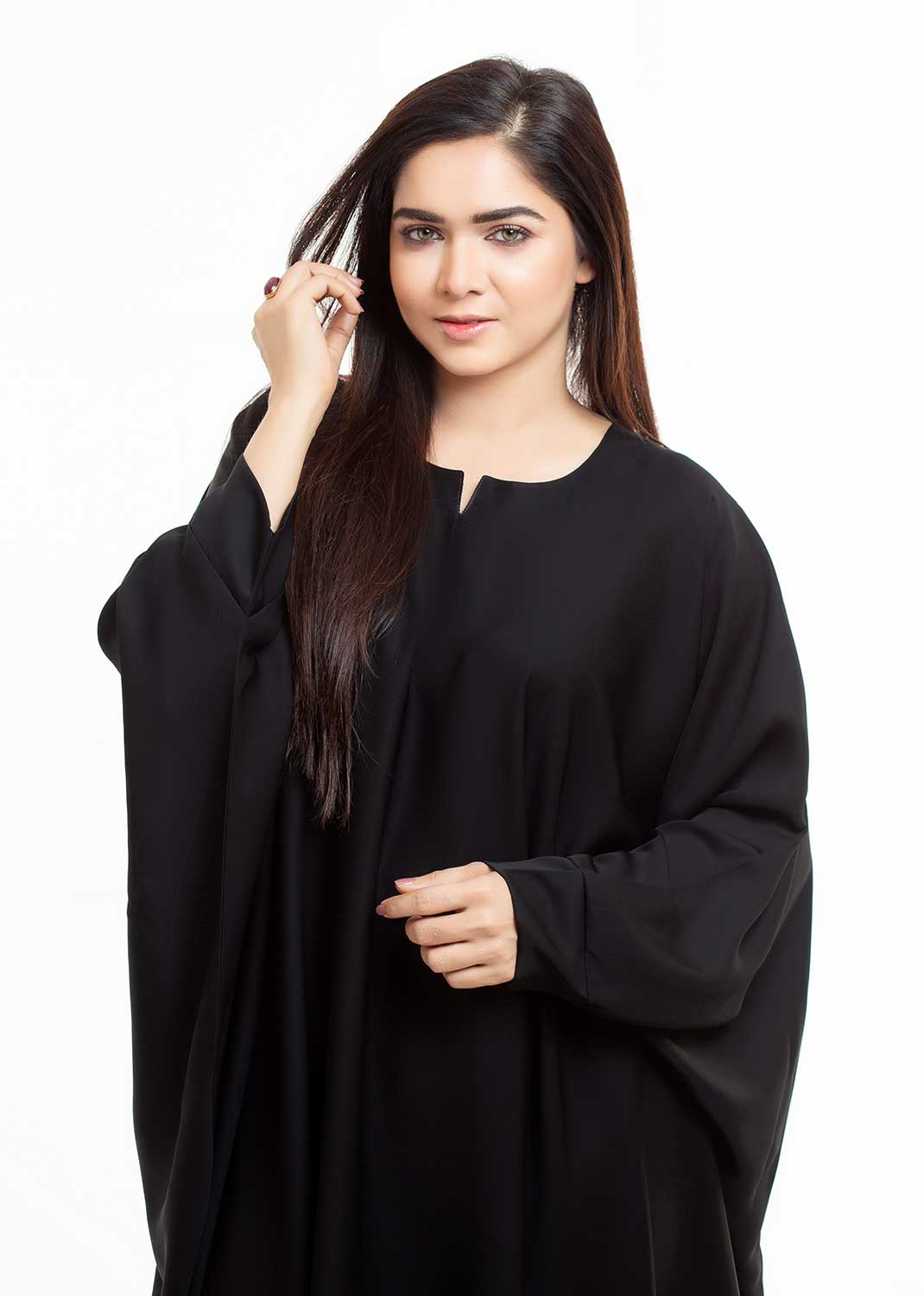 Black Butterfly Gown Abaya