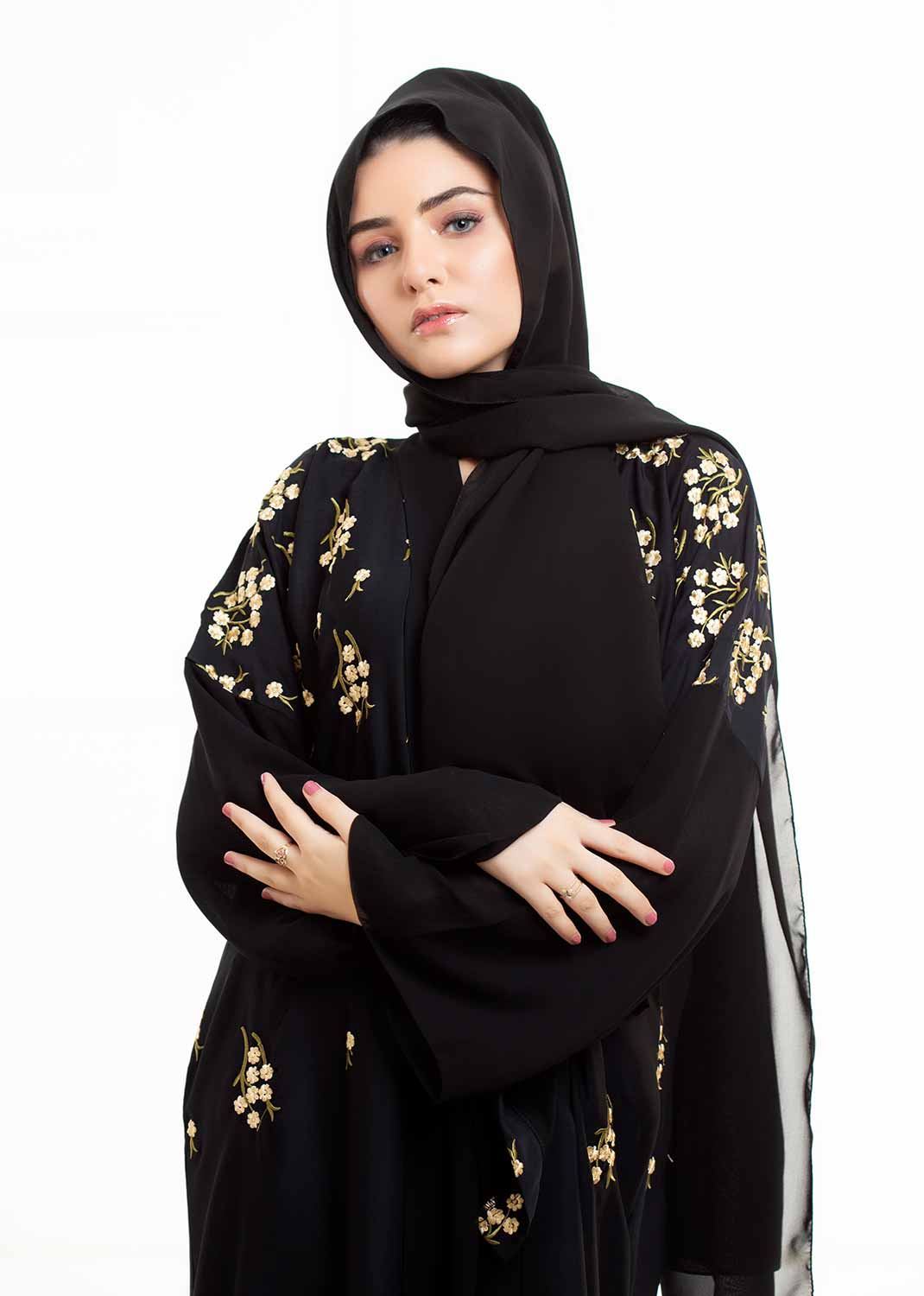 Floral Embroidery Abaya