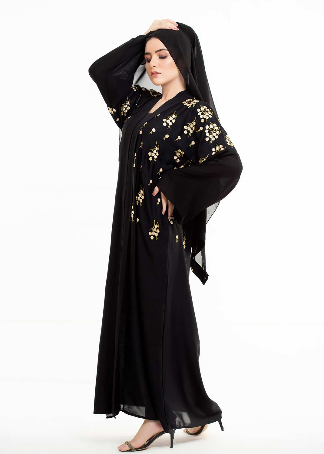 Floral Embroidery Abaya