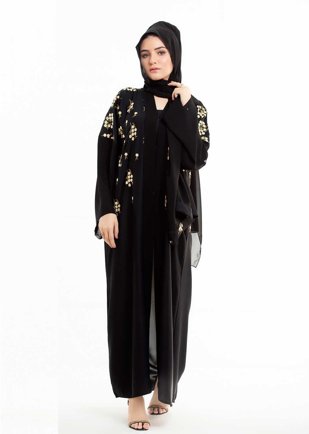 Floral Embroidery Abaya
