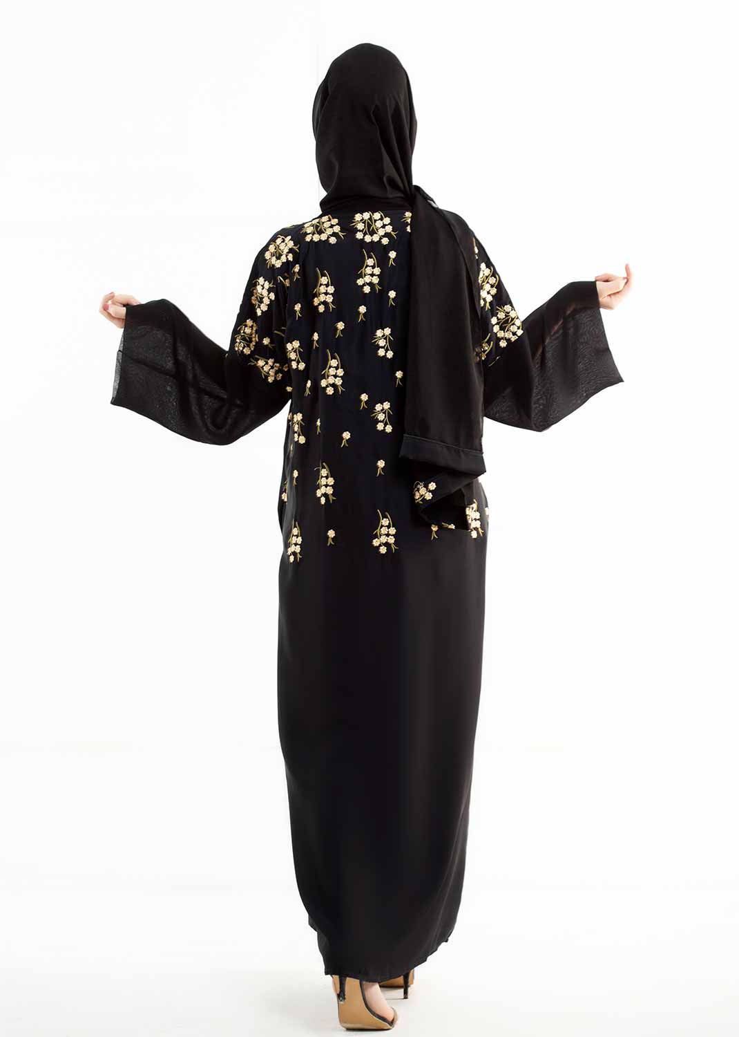 Floral Embroidery Abaya