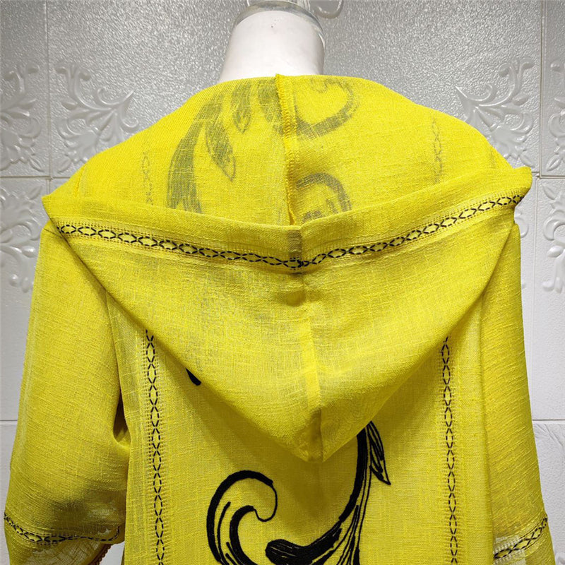 Ethnic Arabian Hoodie Abaya