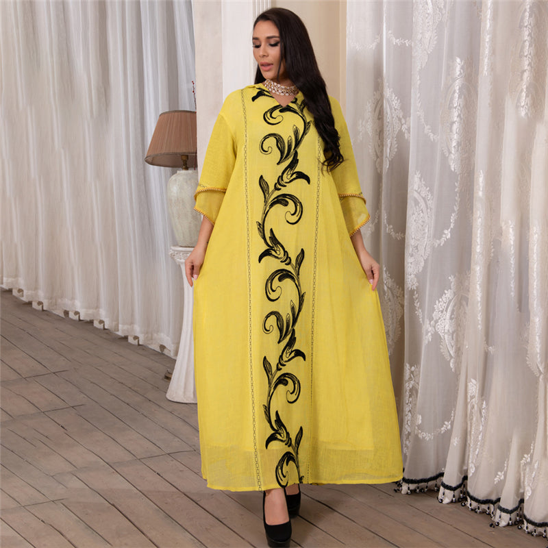 Ethnic Arabian Hoodie Abaya