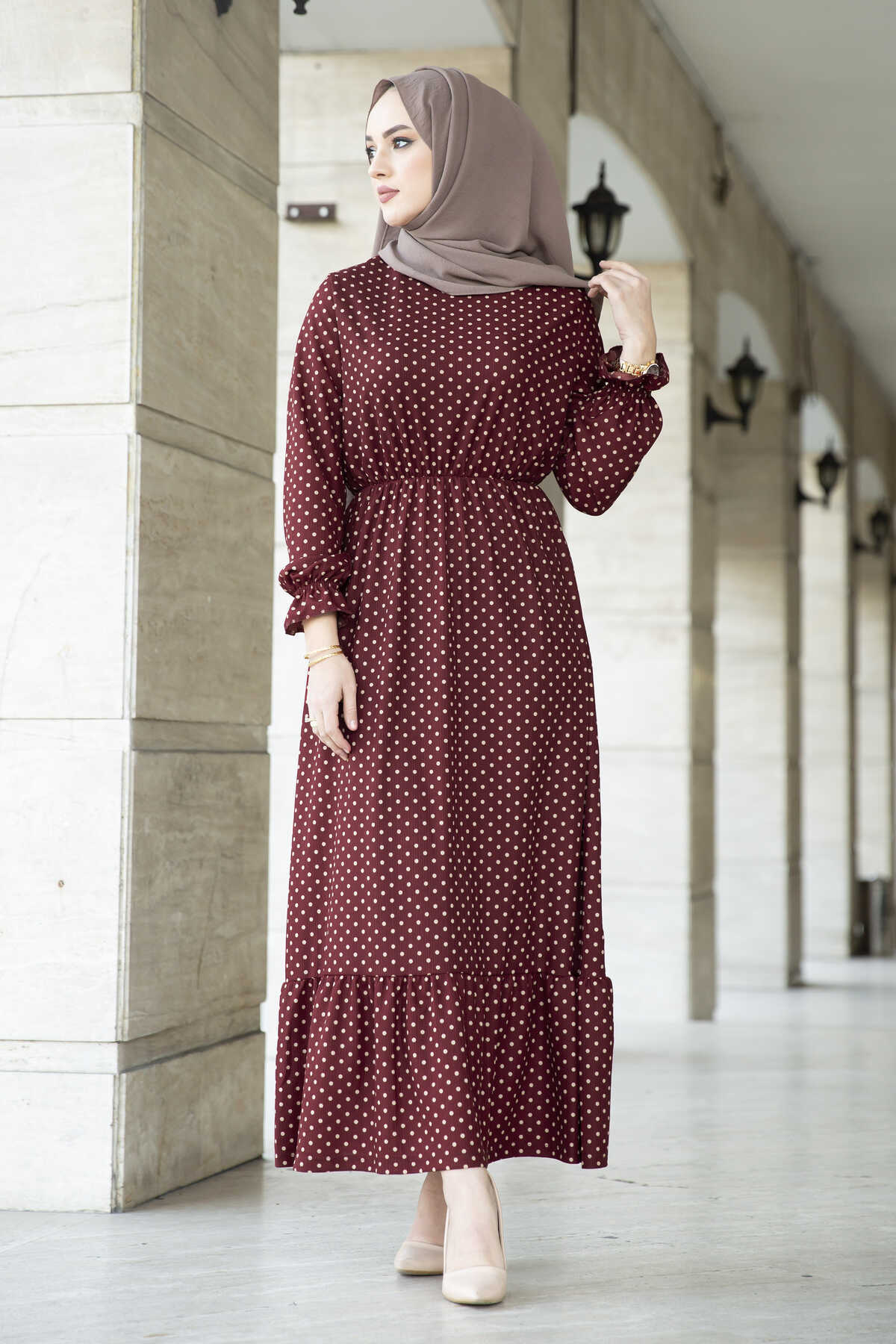 Polka Dot Maxi Abaya