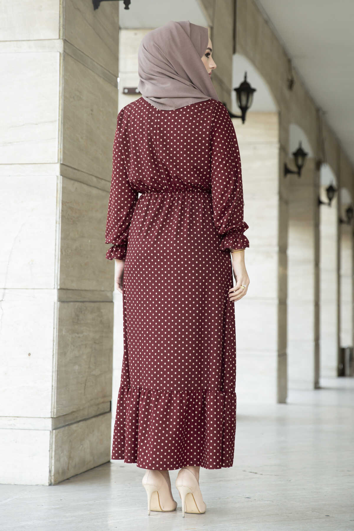 Polka Dot Maxi Abaya
