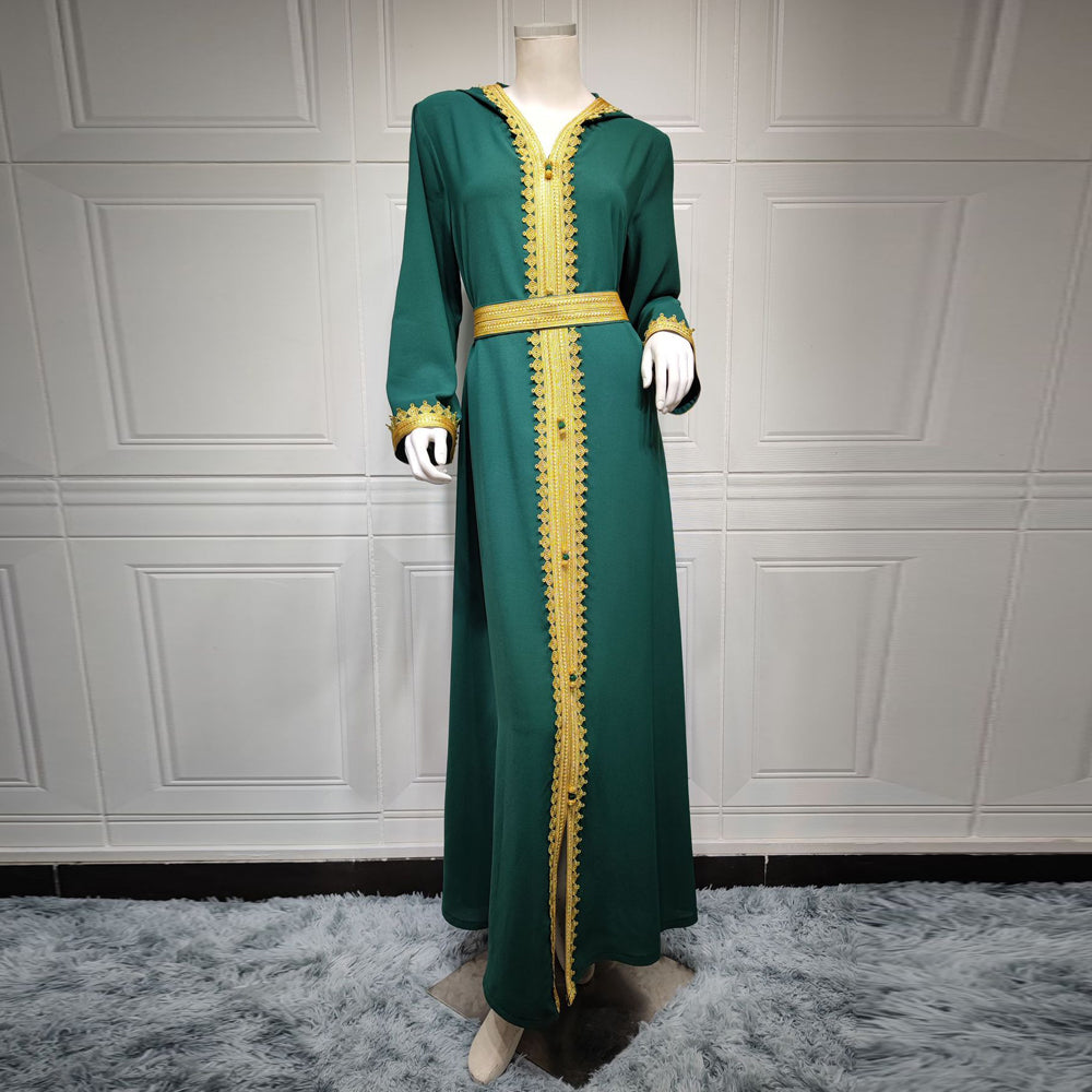 Arabic Hooded Abaya