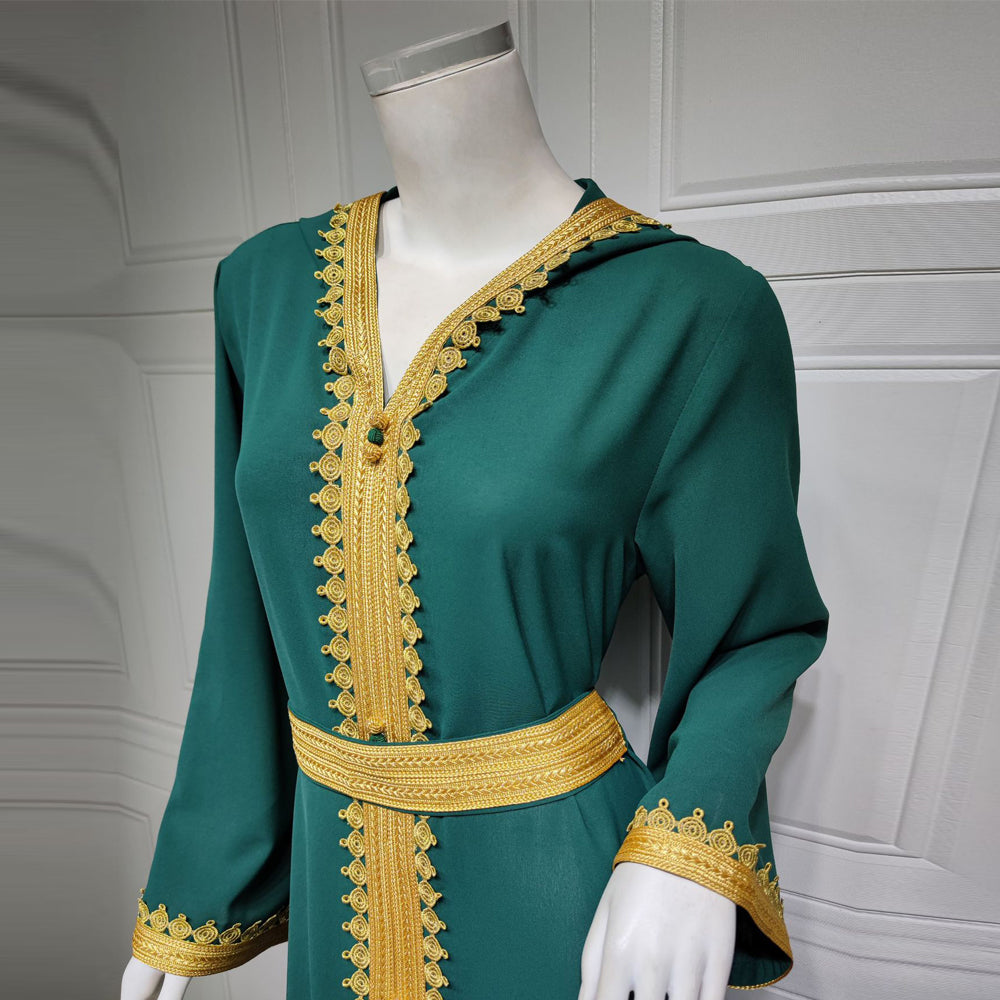 Arabic Hooded Abaya