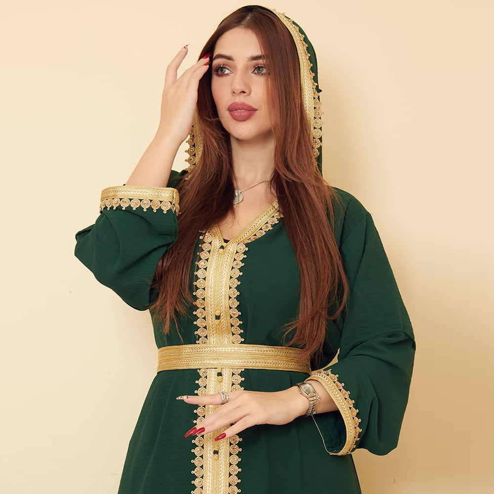 Arabic Hooded Abaya