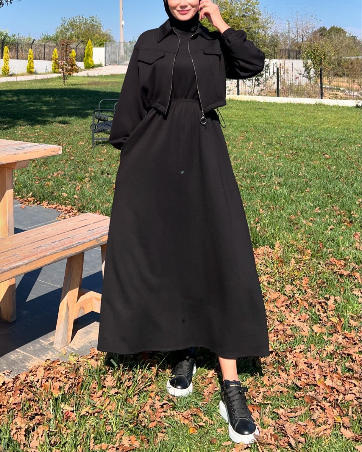 Elmirah Upper Fleece Abaya