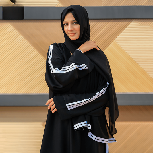 Eira Striped Abaya