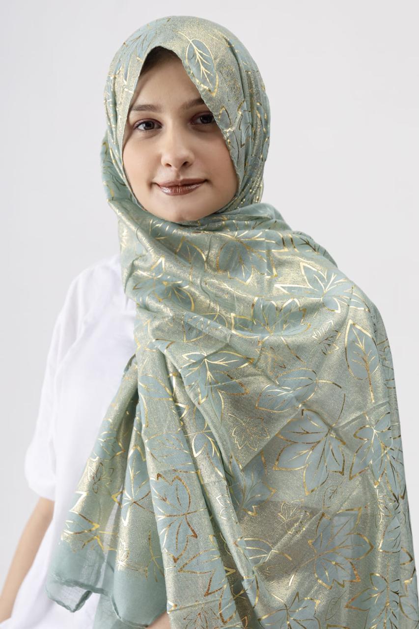 Floral Lawn Scarves (Set of 12)