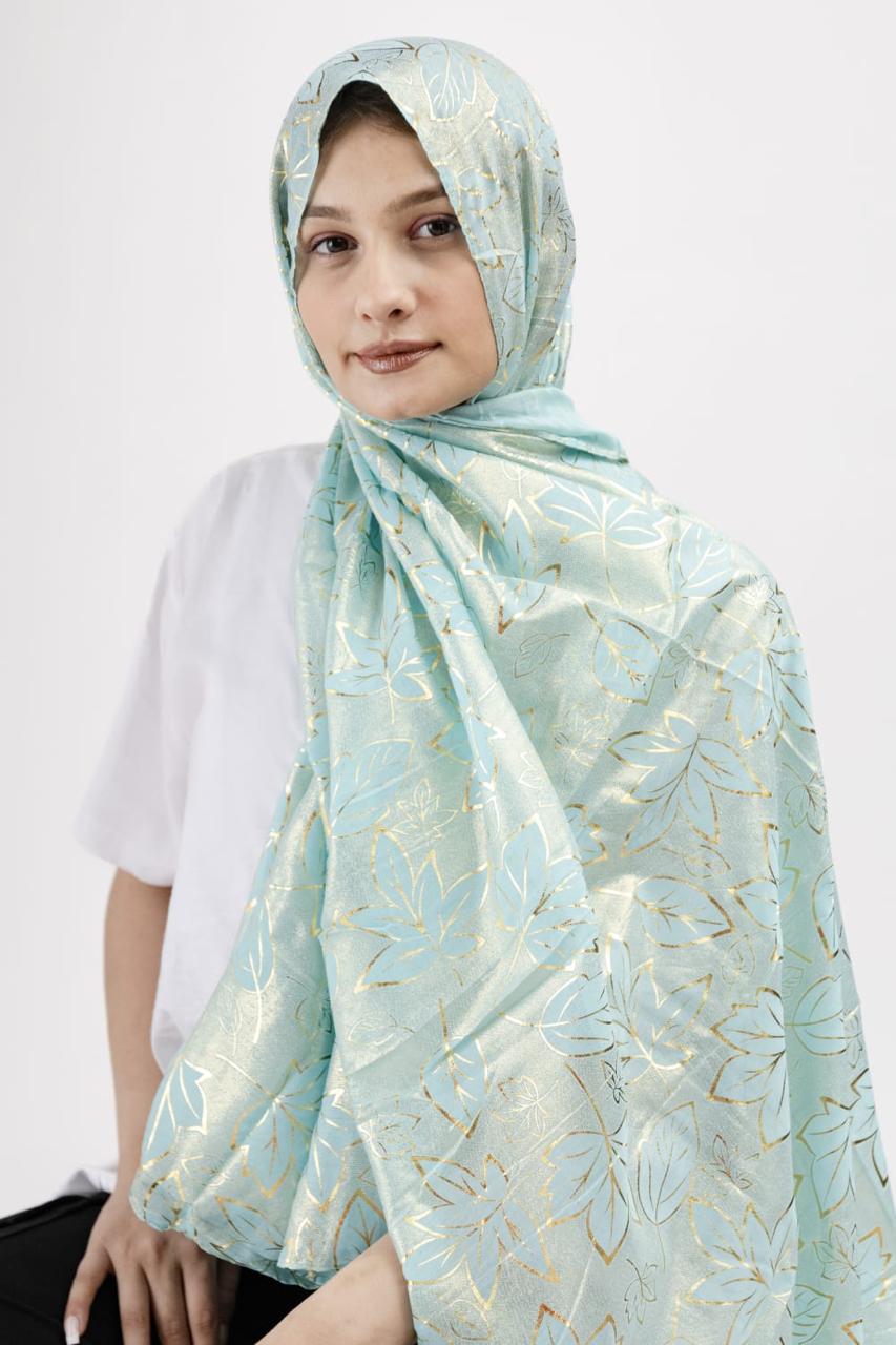 Floral Lawn Scarves (Set of 12)