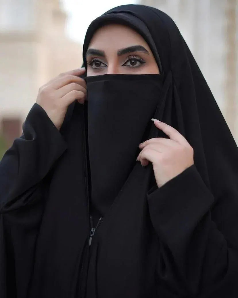 Zipper Iraqi Abaya