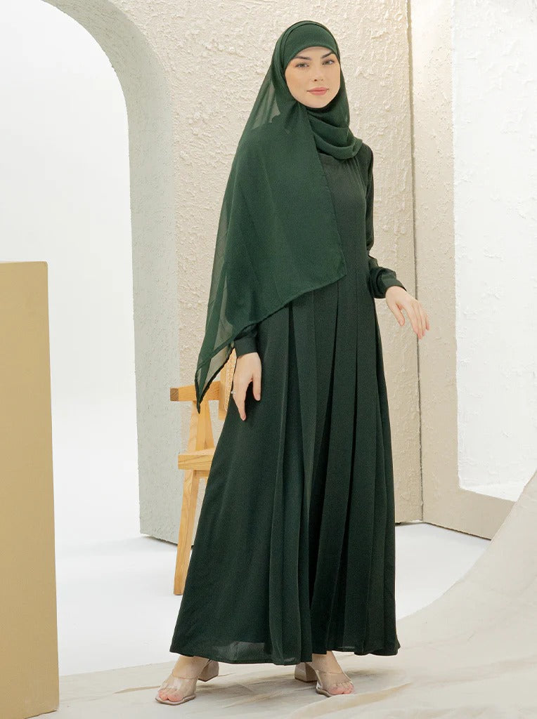 Olive Green Modest Abaya