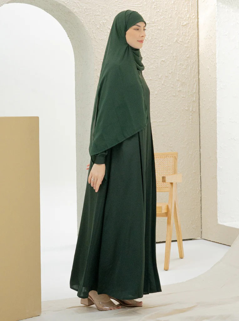 Olive Green Modest Abaya