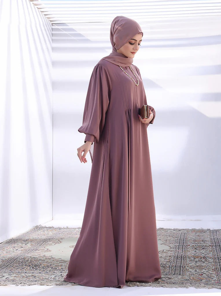 Orchid Modest Maxi Abaya