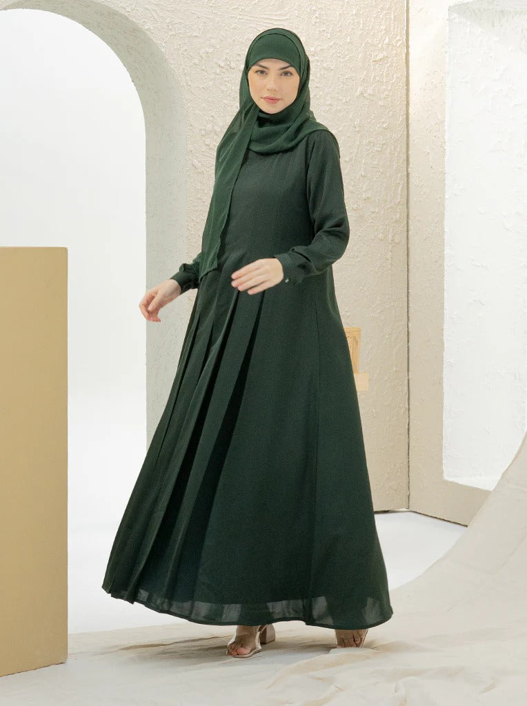 Olive Green Modest Abaya