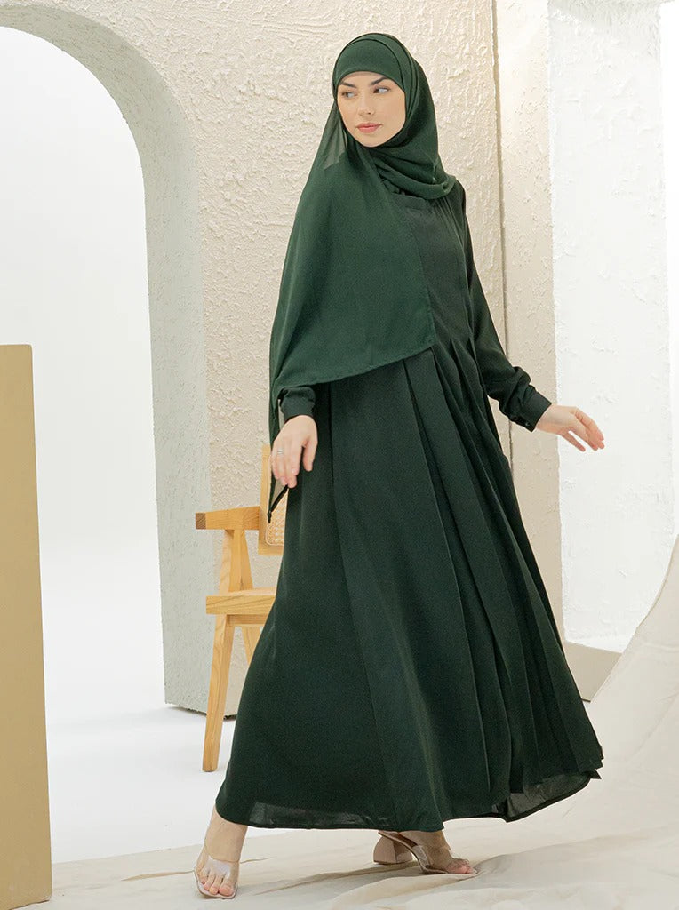 Olive Green Modest Abaya