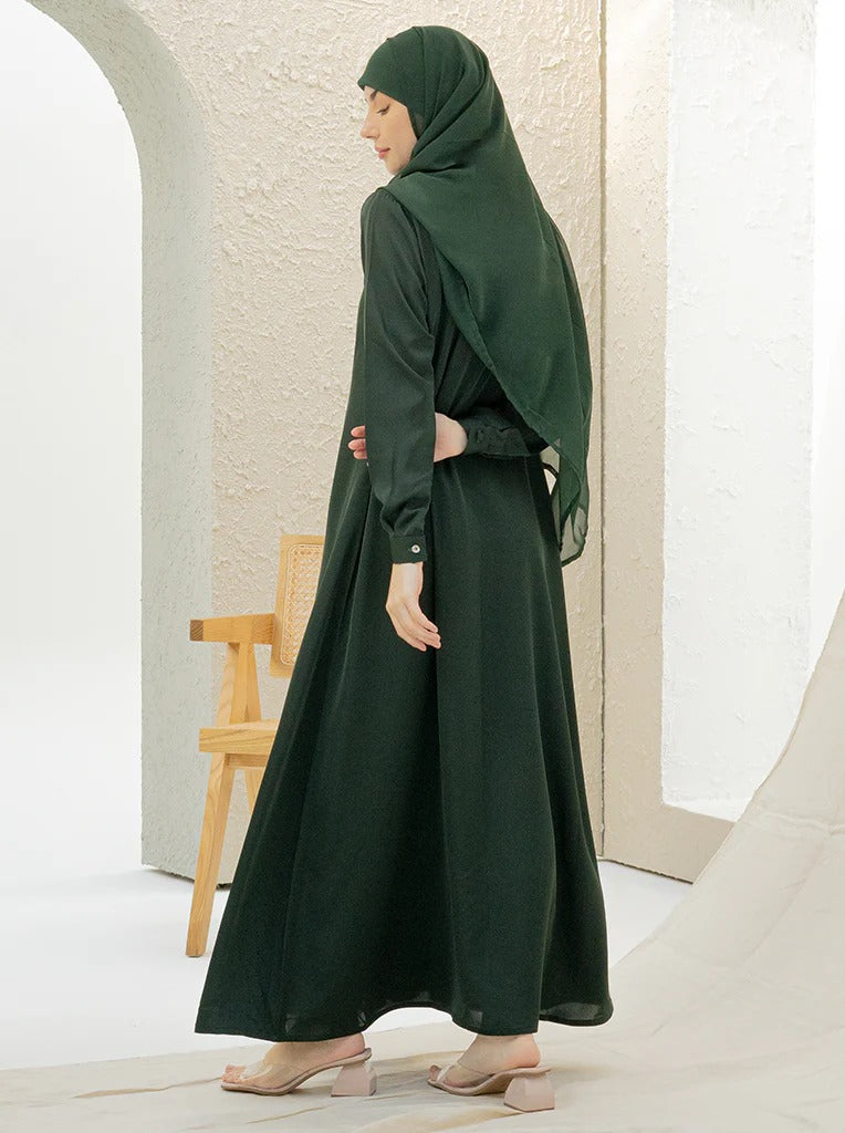 Olive Green Modest Abaya