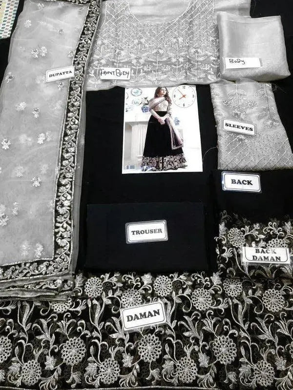 Traditional Anarkali Maxi Gown Dress Unstitched