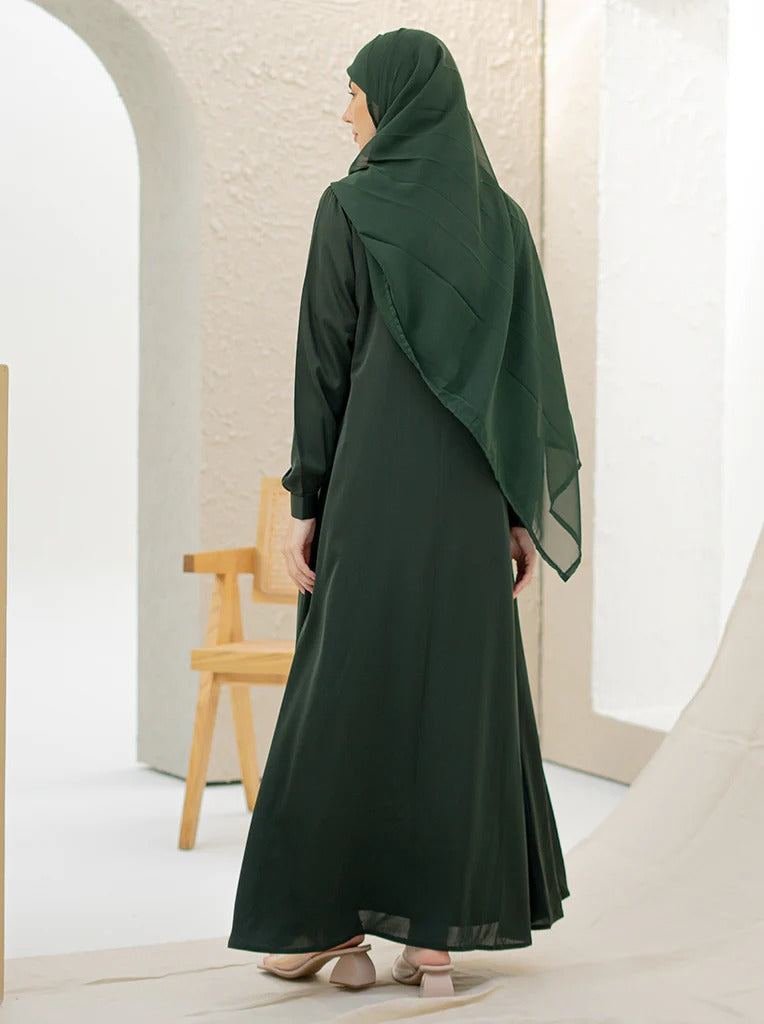 Olive Green Modest Abaya