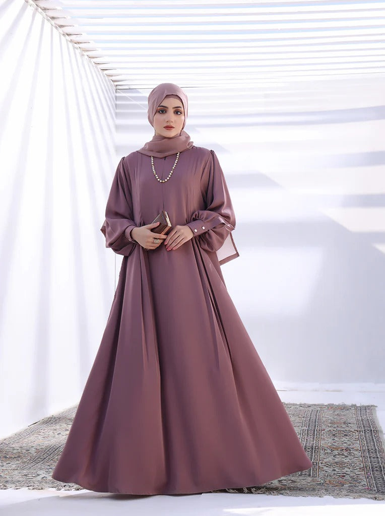 Orchid Modest Maxi Abaya