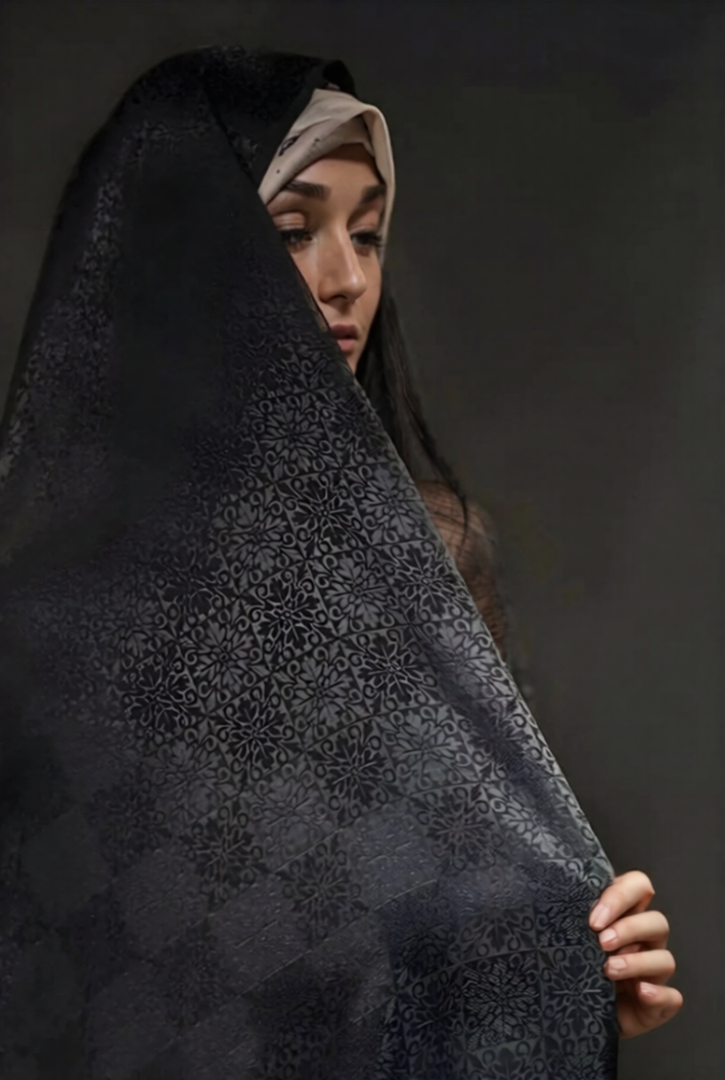 Emboss Irani Chador