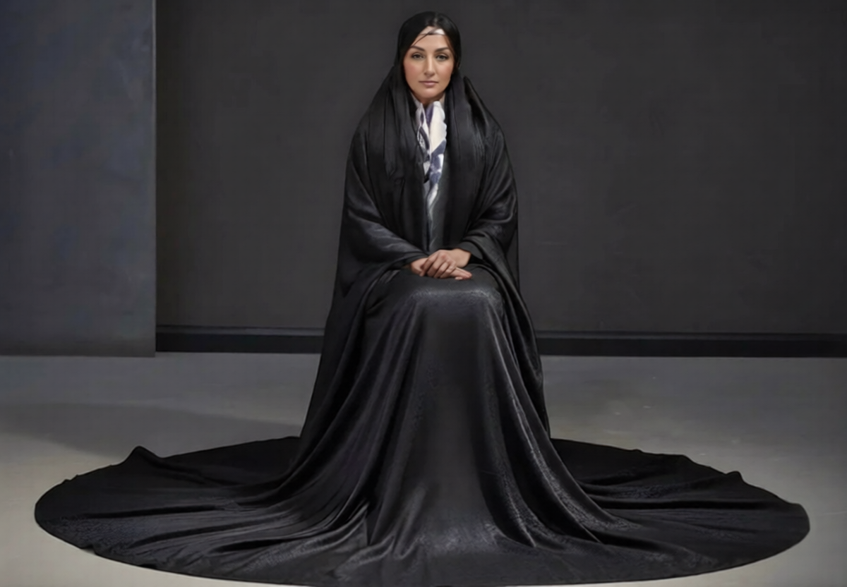 Emboss Irani Chador