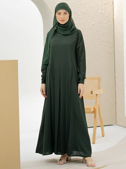Olive Green Modest Abaya