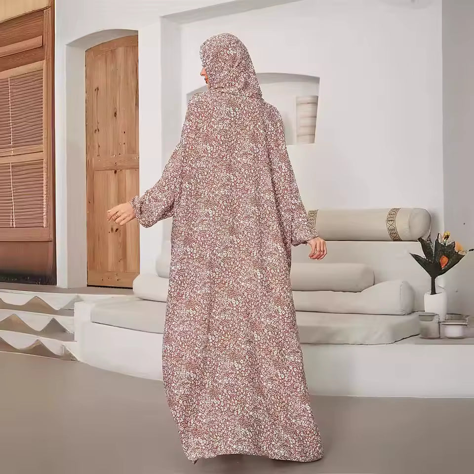 Elif Floral Abaya