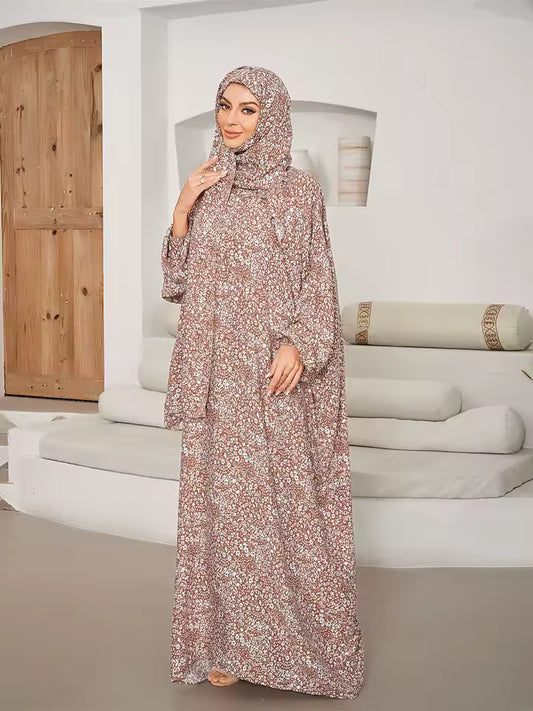 Elif Floral Abaya