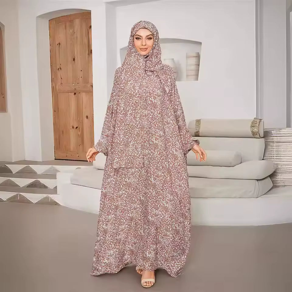 Elif Floral Abaya