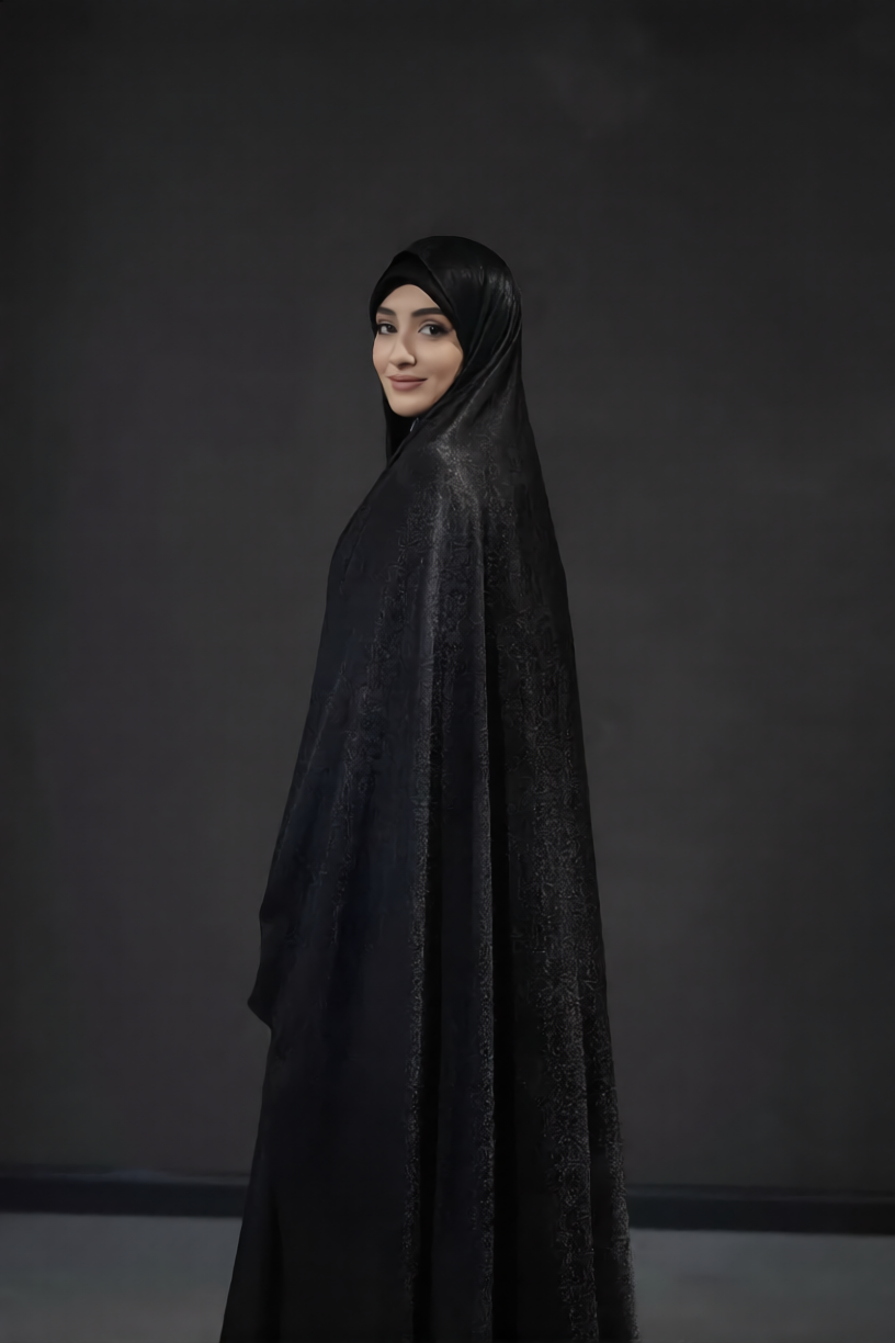 Emboss Irani Chador