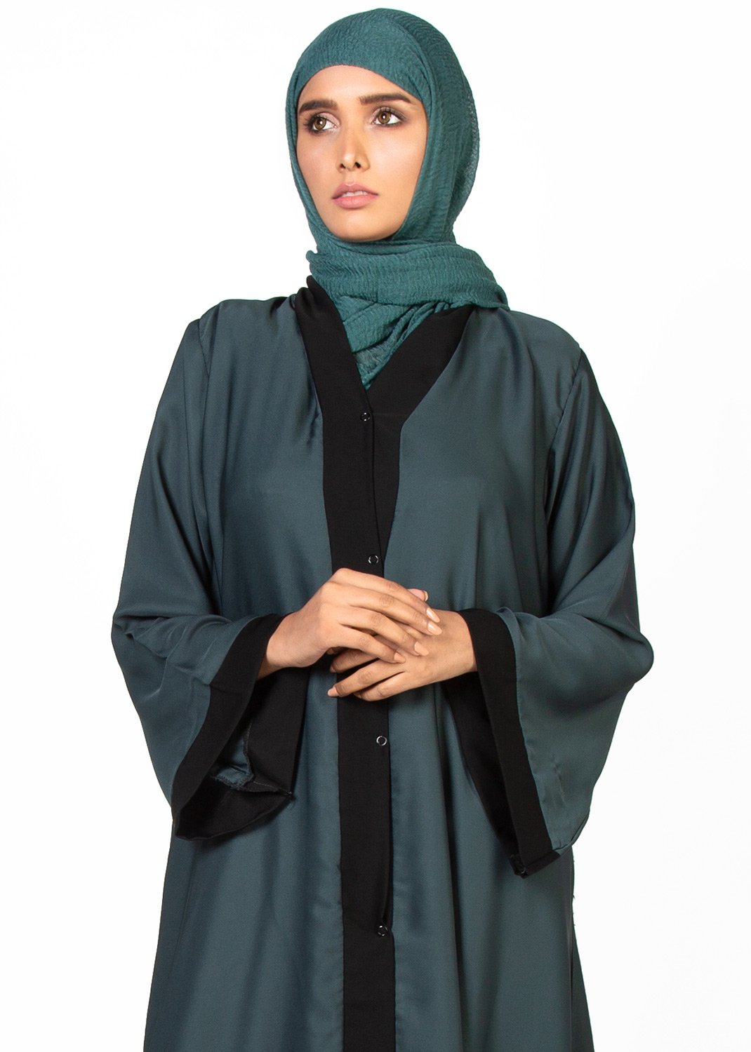 PRISTINE GREY ABAYA