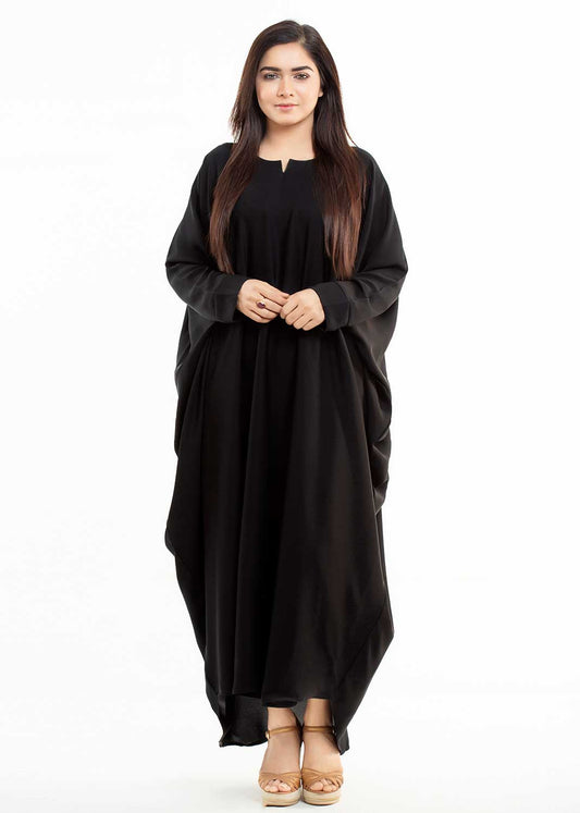 Black Butterfly Gown Abaya