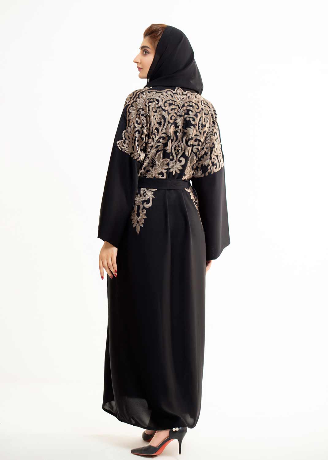 Majestic Bronze Muse Abaya