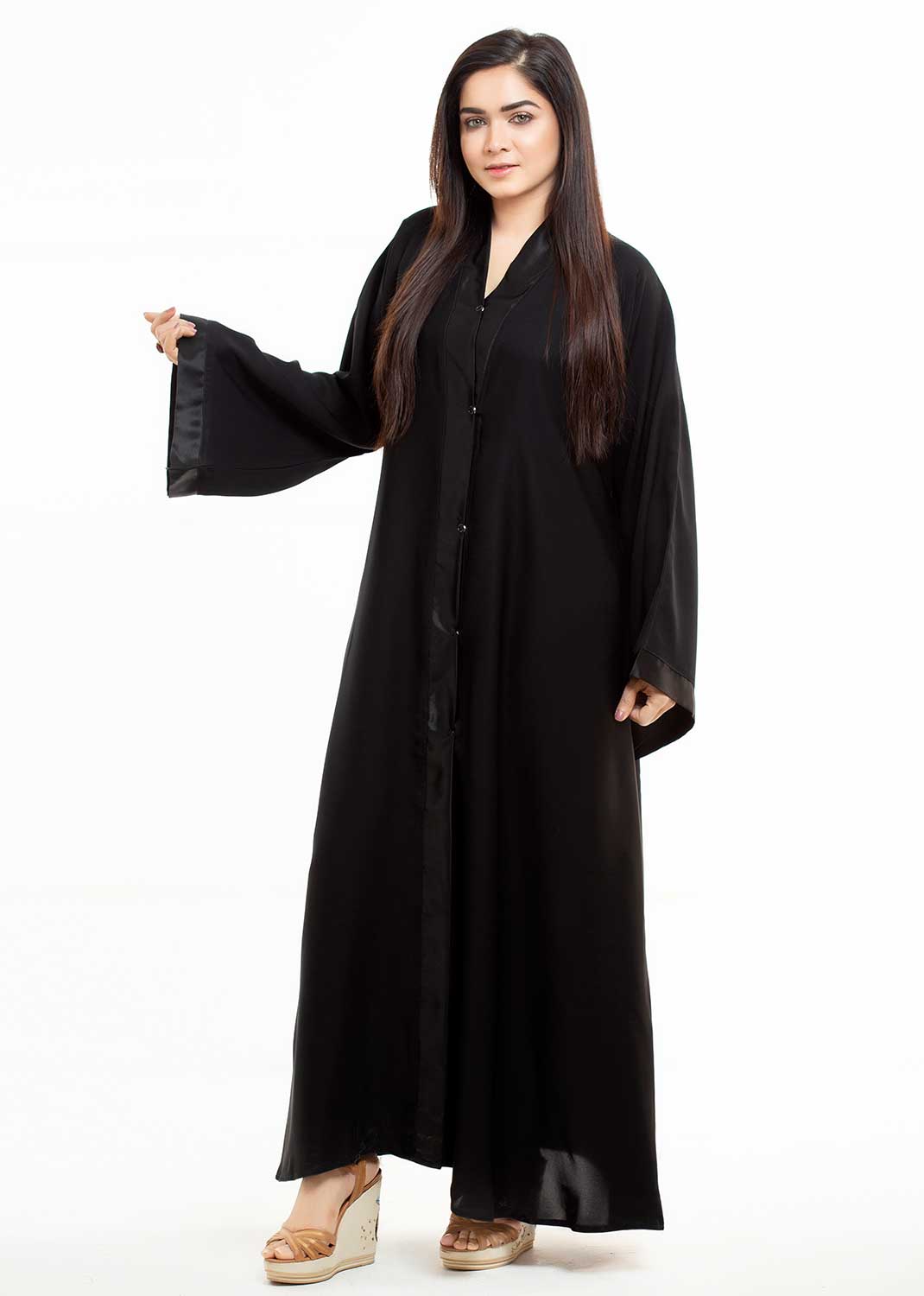 Pristine Black Abaya