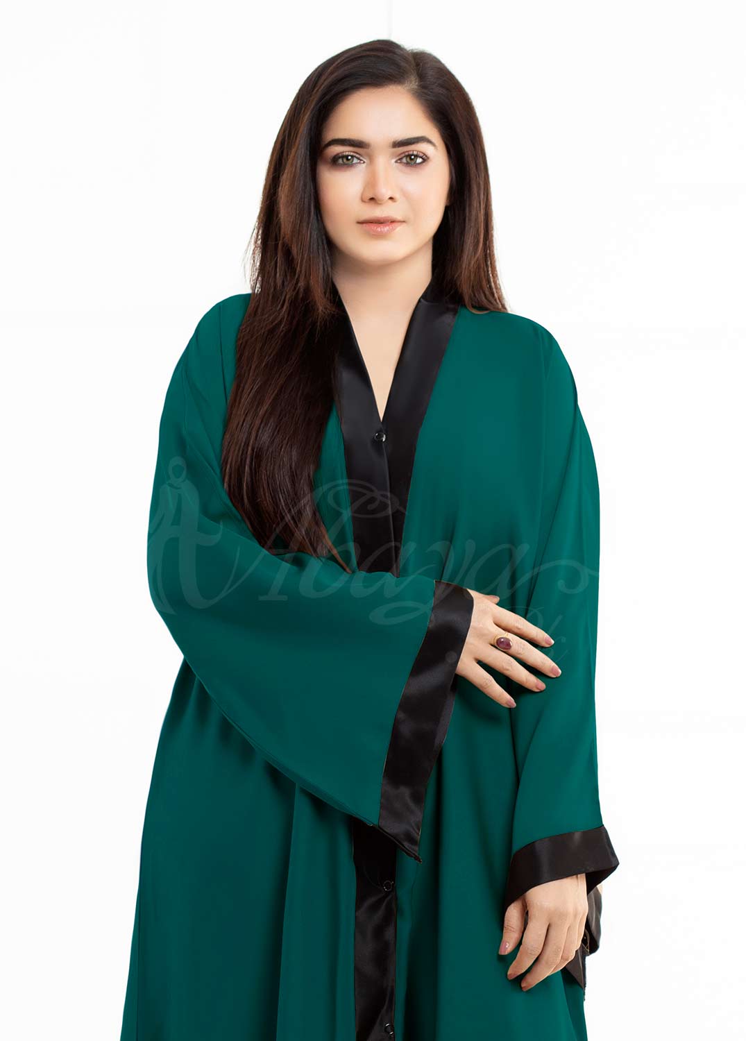 Pristine Green Abaya