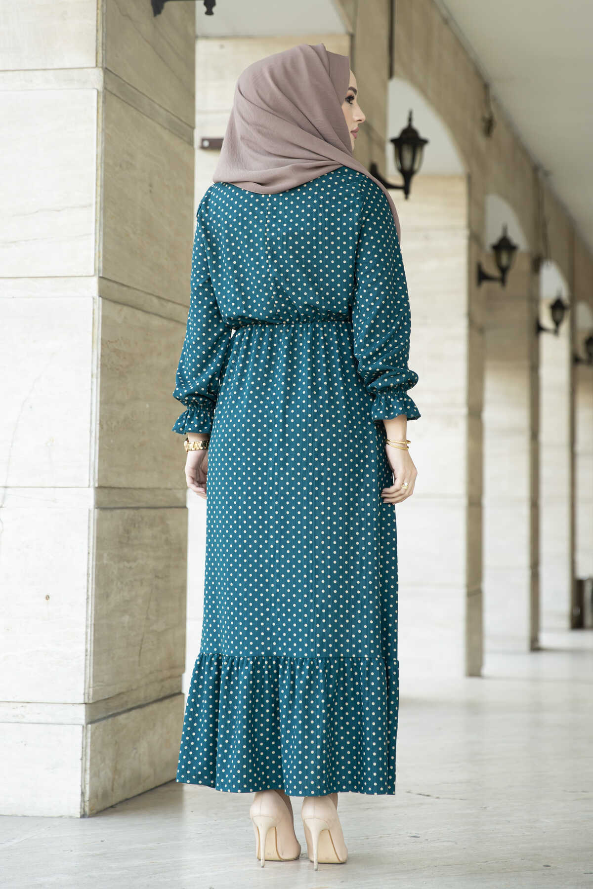 Polka Dot Maxi Abaya