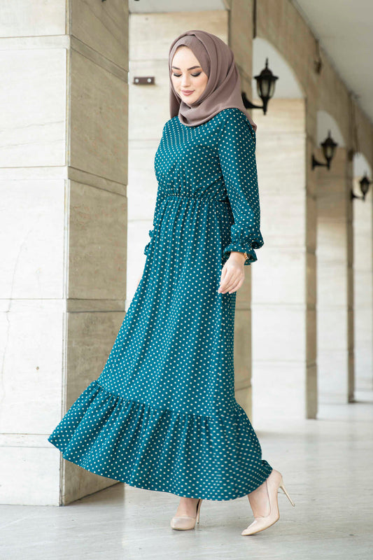 Polka Dot Maxi Abaya