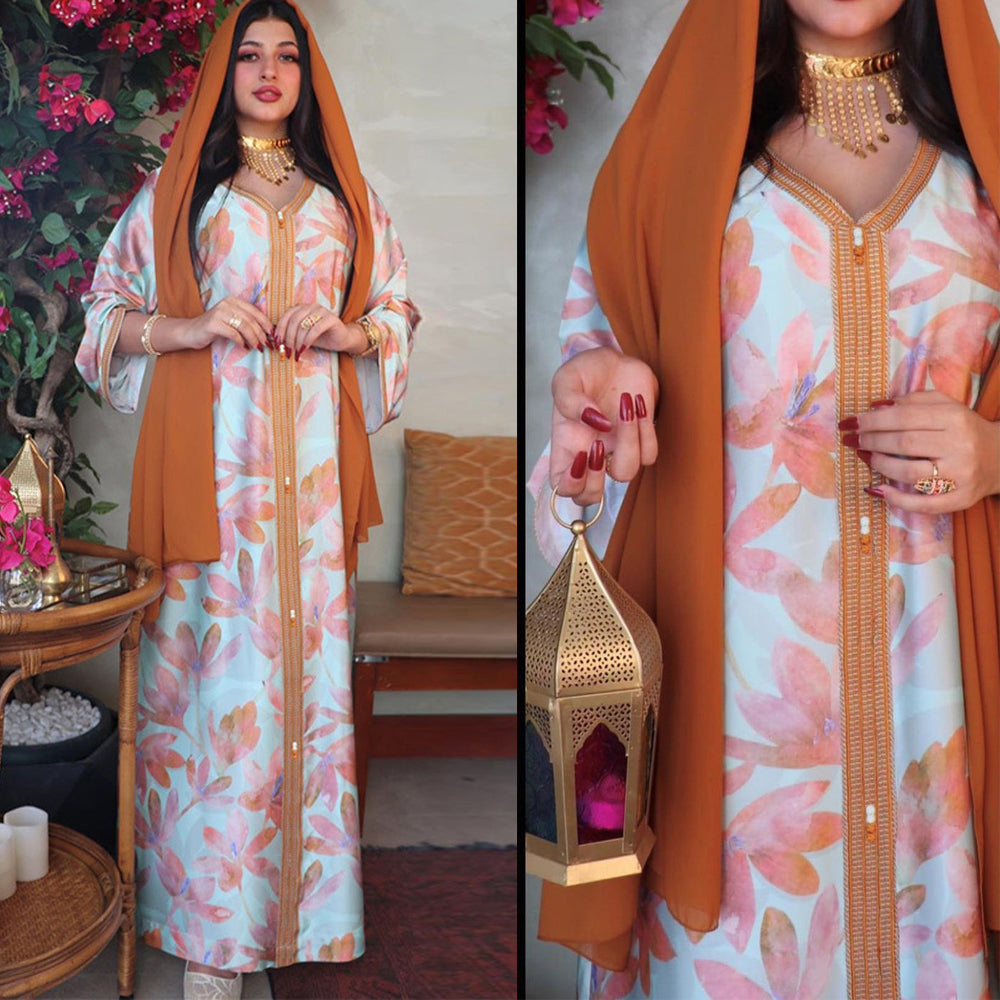 Middle Eastern Jalabiya/Kaftan Dress