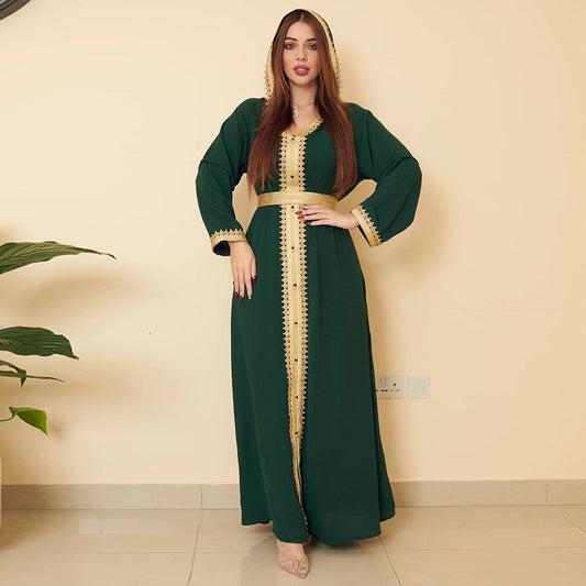 Arabic Hooded Abaya